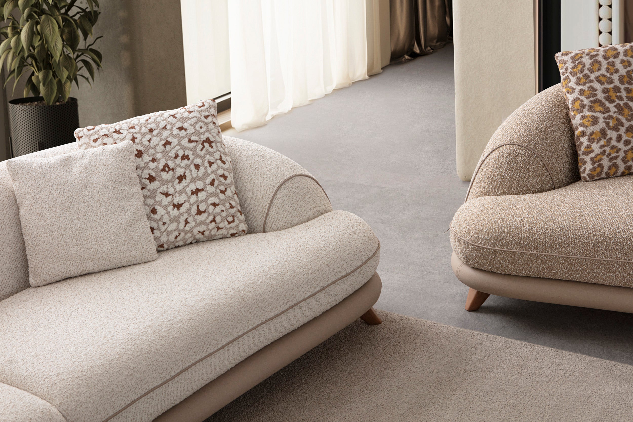 Orion L Three-seater sofa