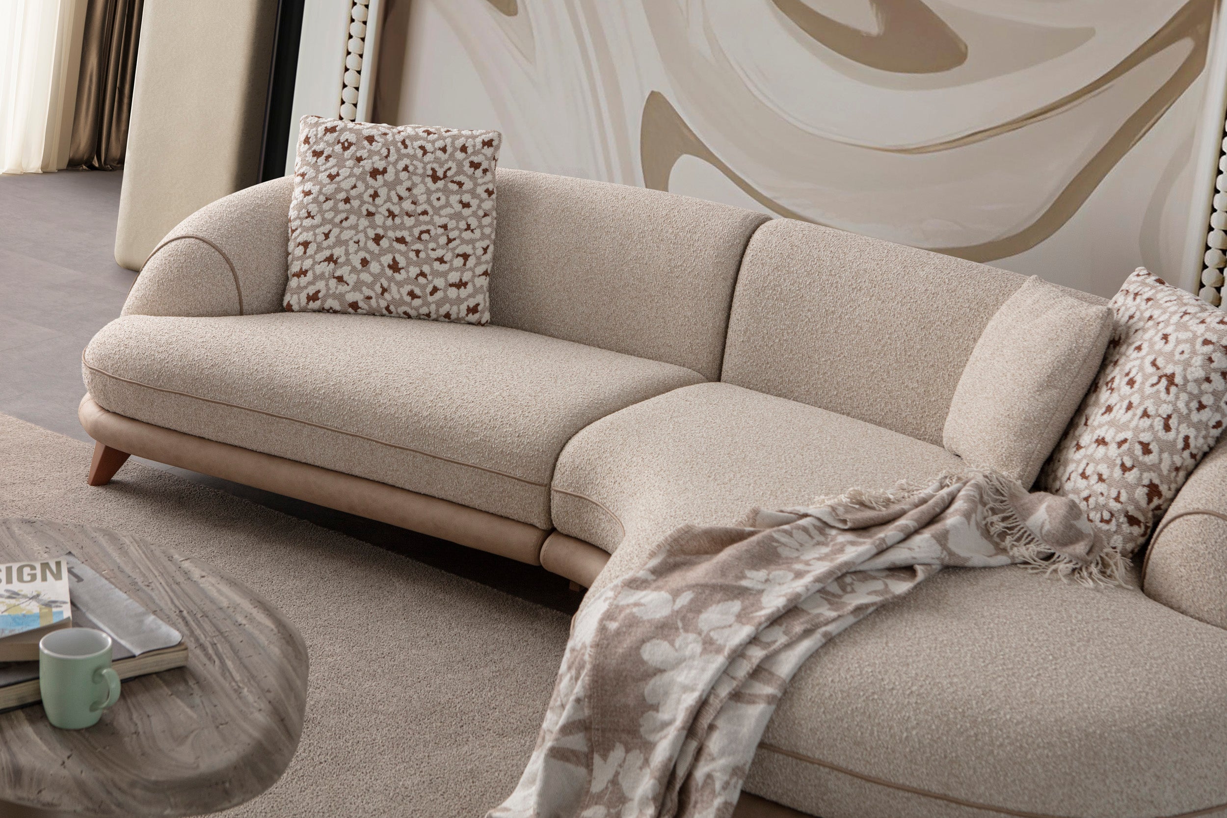 Orion L Three-seater sofa