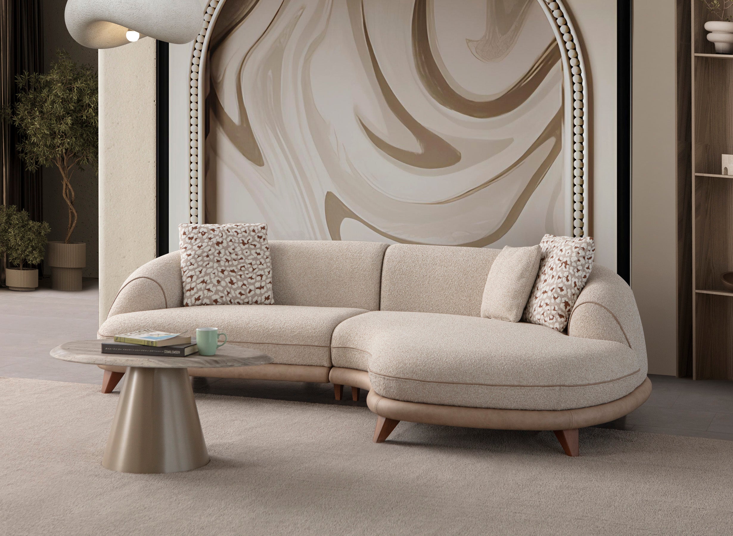 Orion L Three-seater sofa