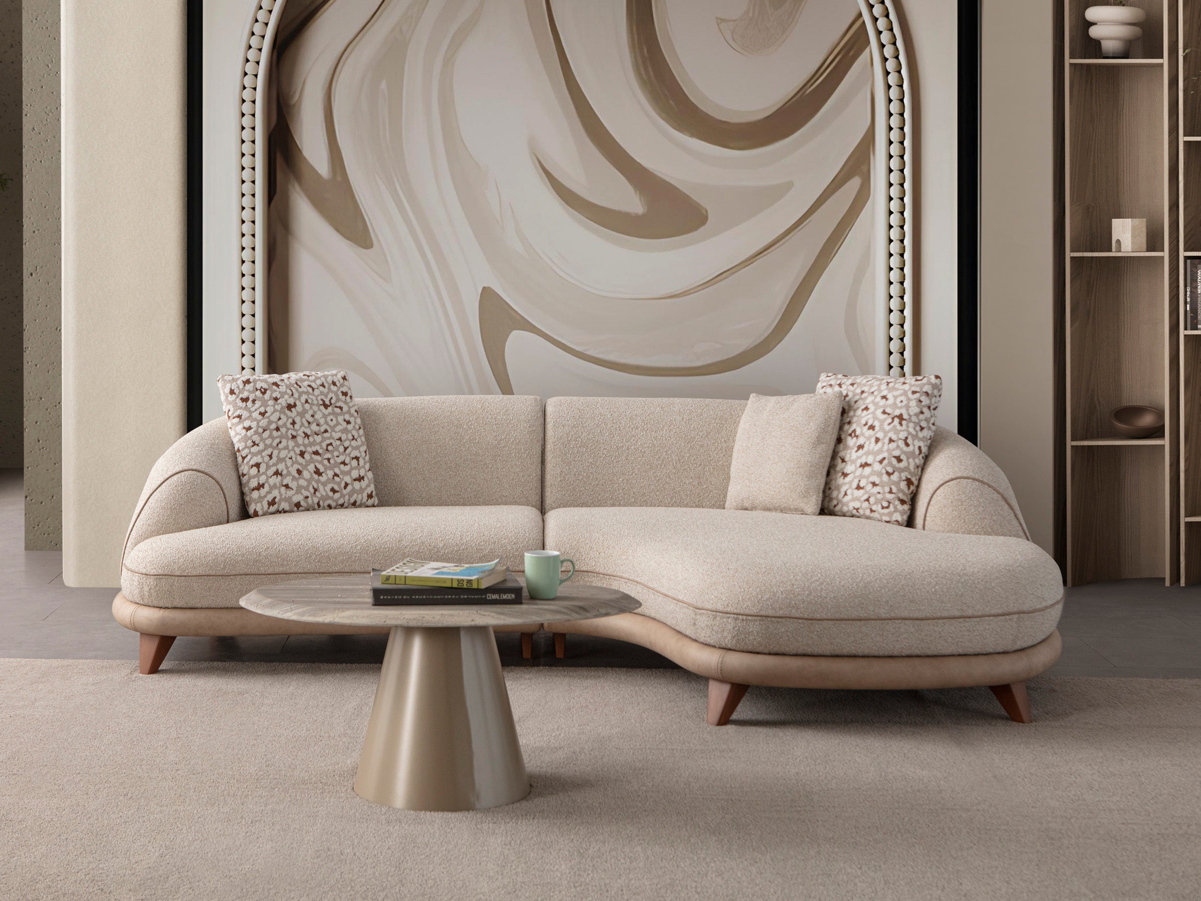 Orion L Three-seater sofa