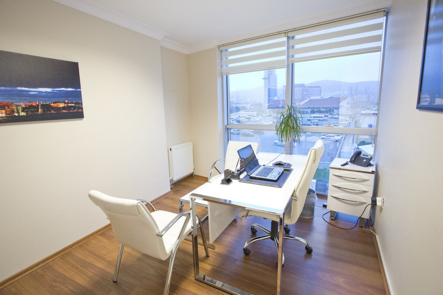 White Office Furniture Sets Ulaş Bey Istanbul