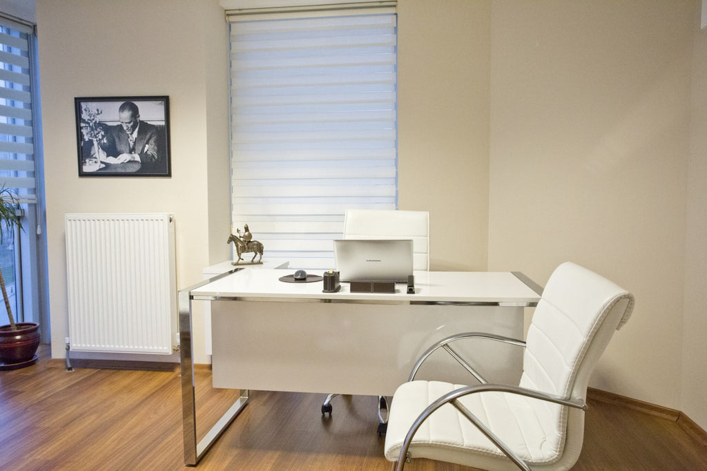 White Office Furniture Sets Ulaş Bey Istanbul