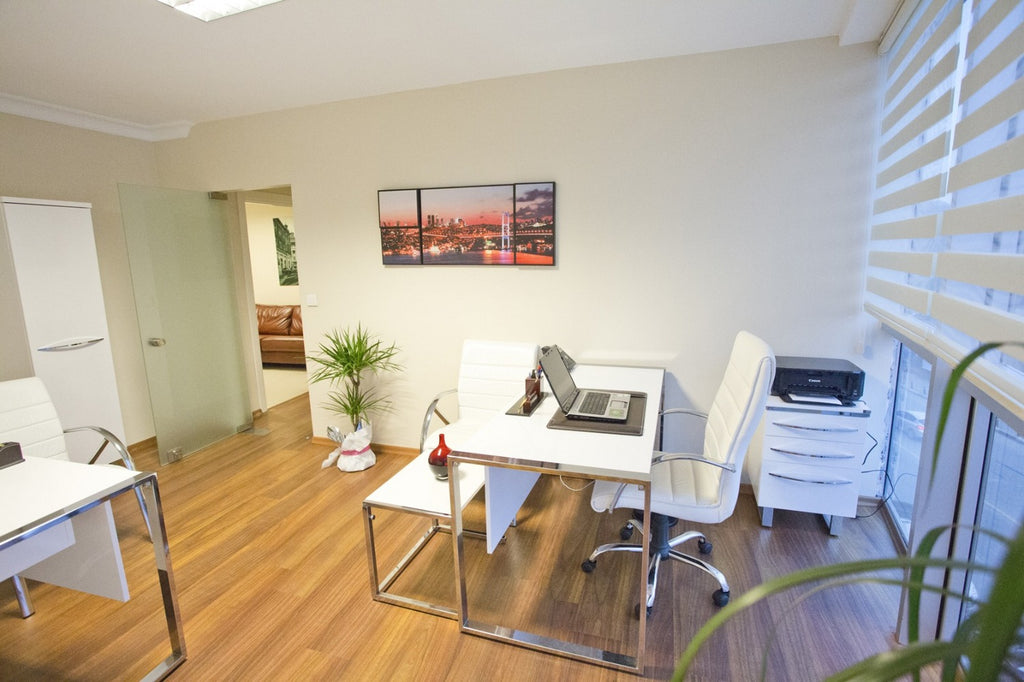 White Office Furniture Sets Ulaş Bey Istanbul