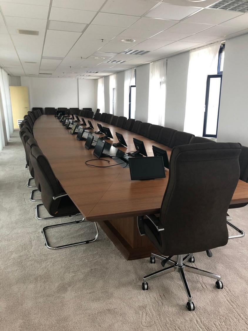 Netherlands Wooden Meeting Table