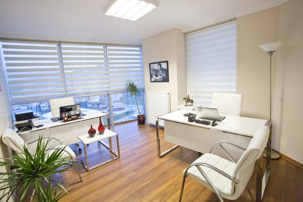 White Office Furniture Sets Ulaş Bey Istanbul