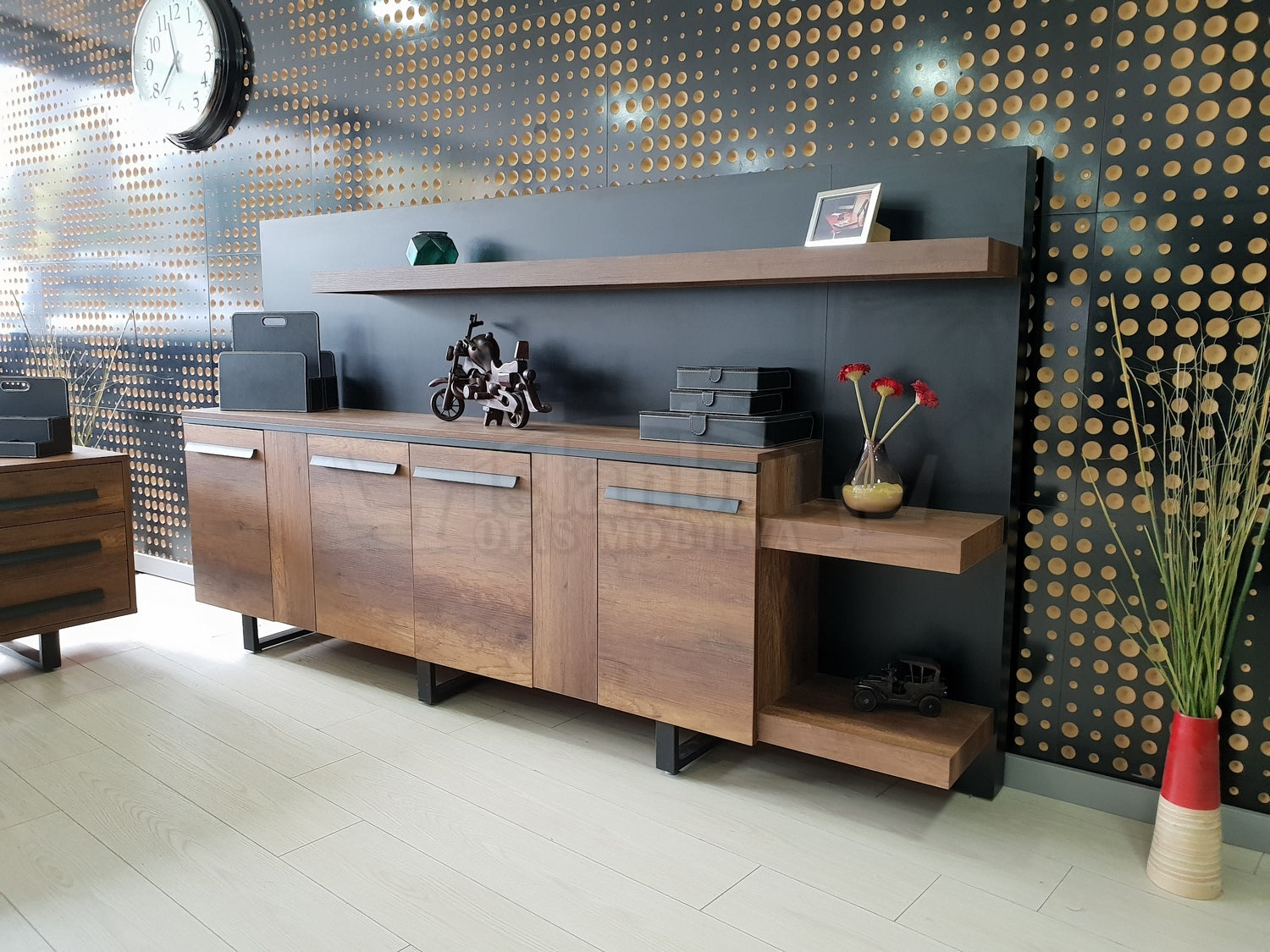 Executive Office Set S Class - Baroque Black