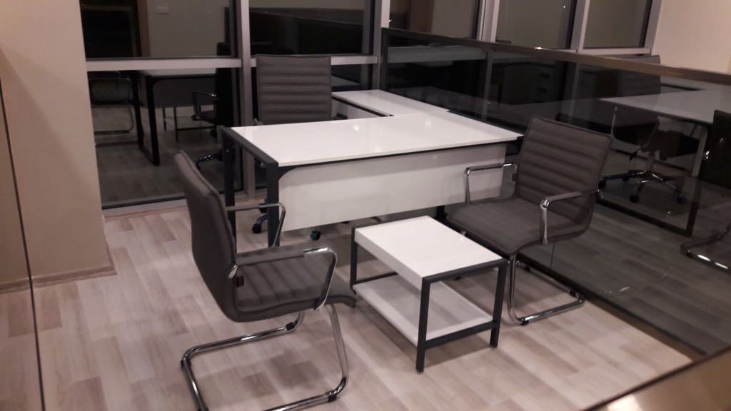 White Anthracite Office Furniture Gebze