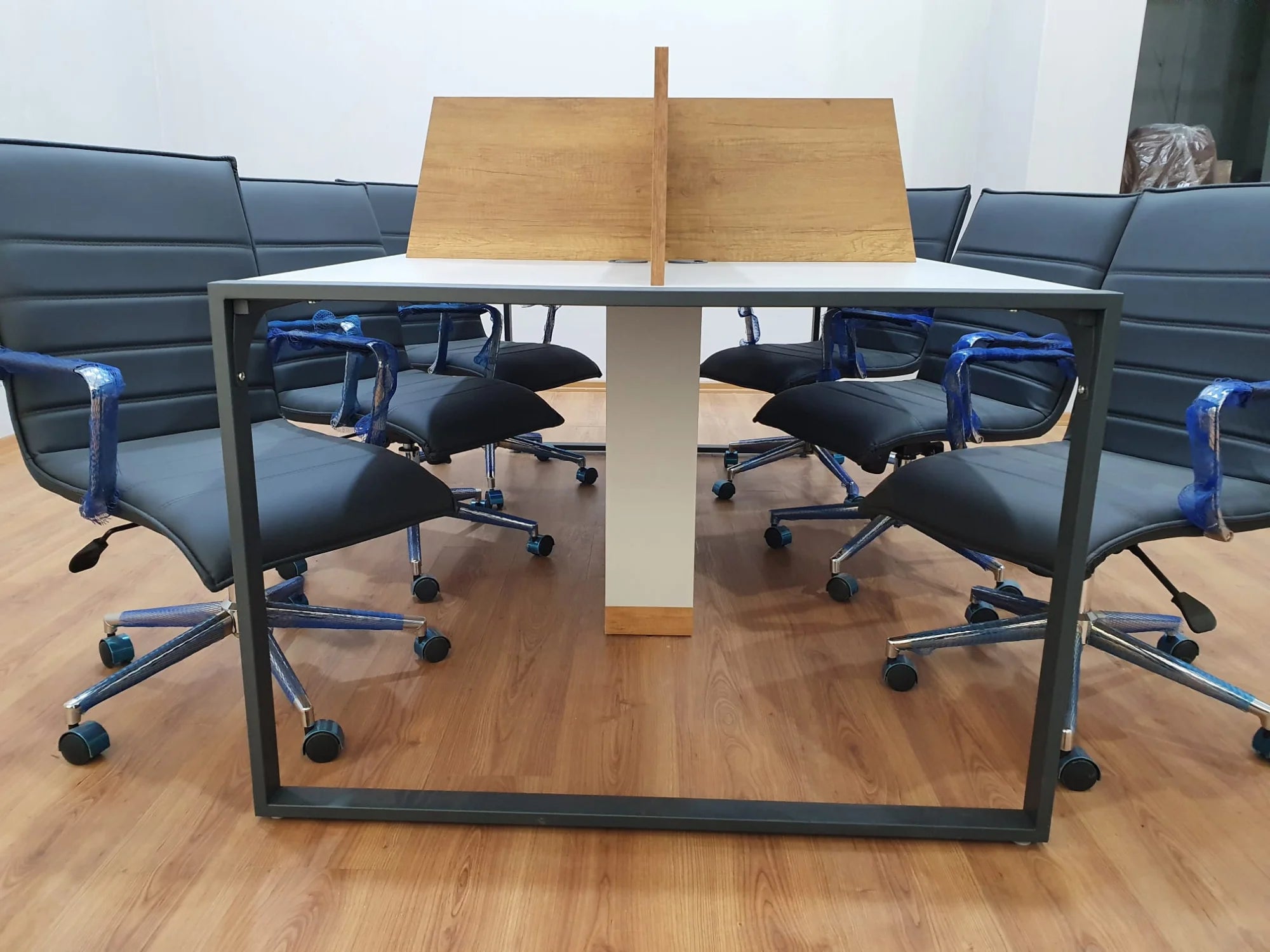 Apple 6lı Çoklu Çalışma Masası Workstation Petra - Gri ISTANBUL