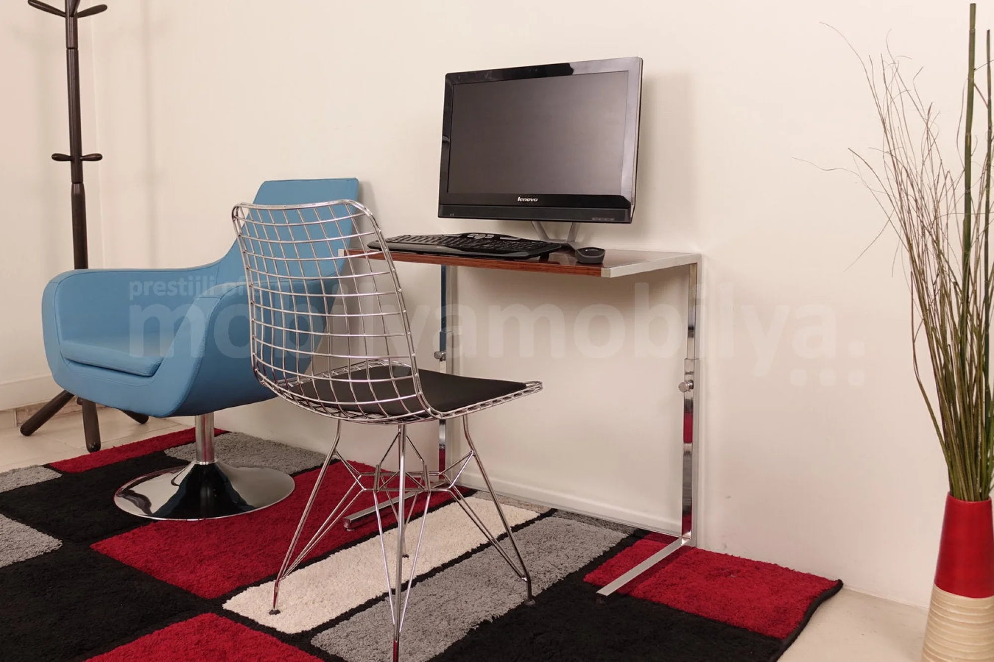 Bella Laptop Sehpası Highgloss Ceviz ISTANBUL-TSI