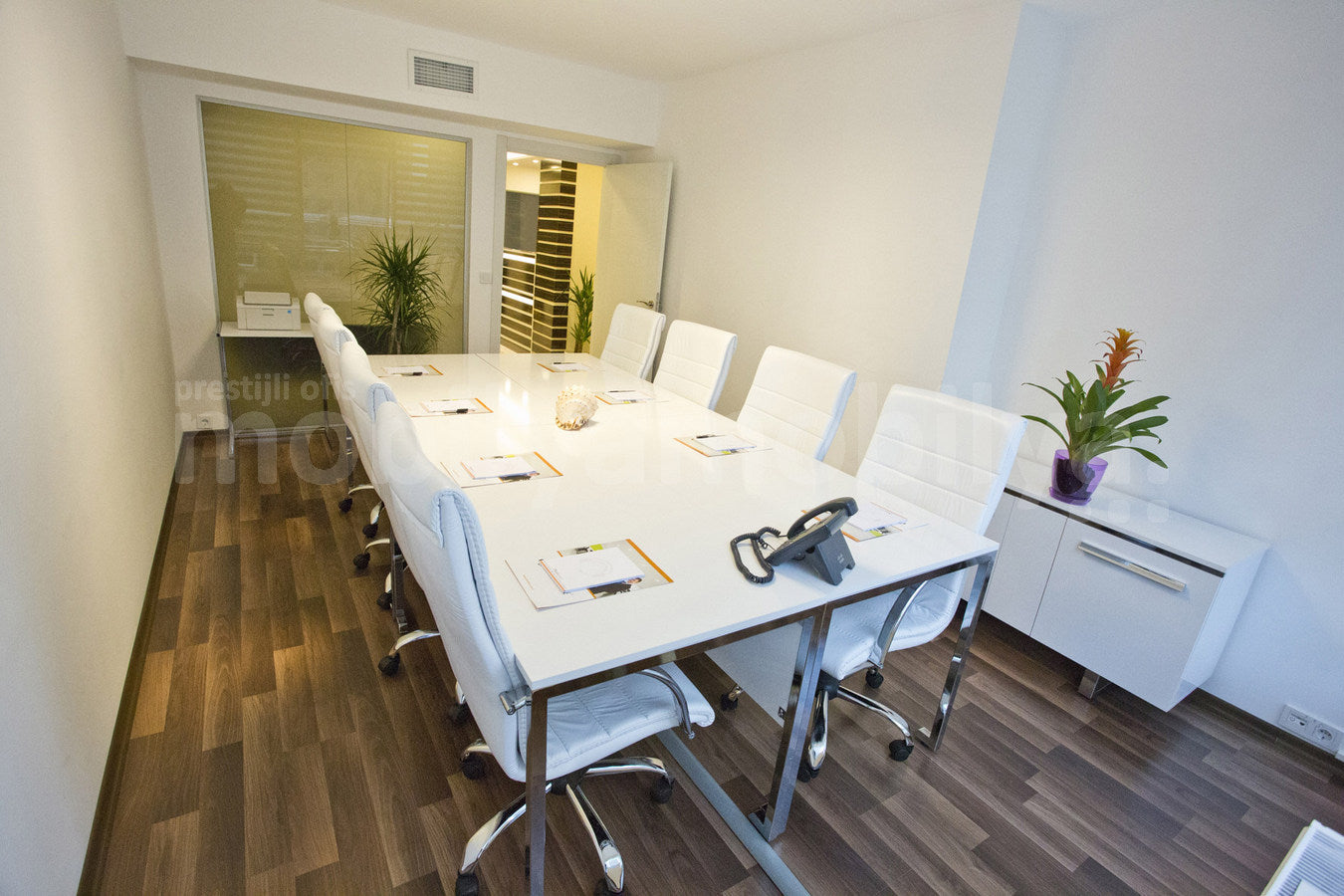White Office Furniture Sets Ulaş Bey Istanbul
