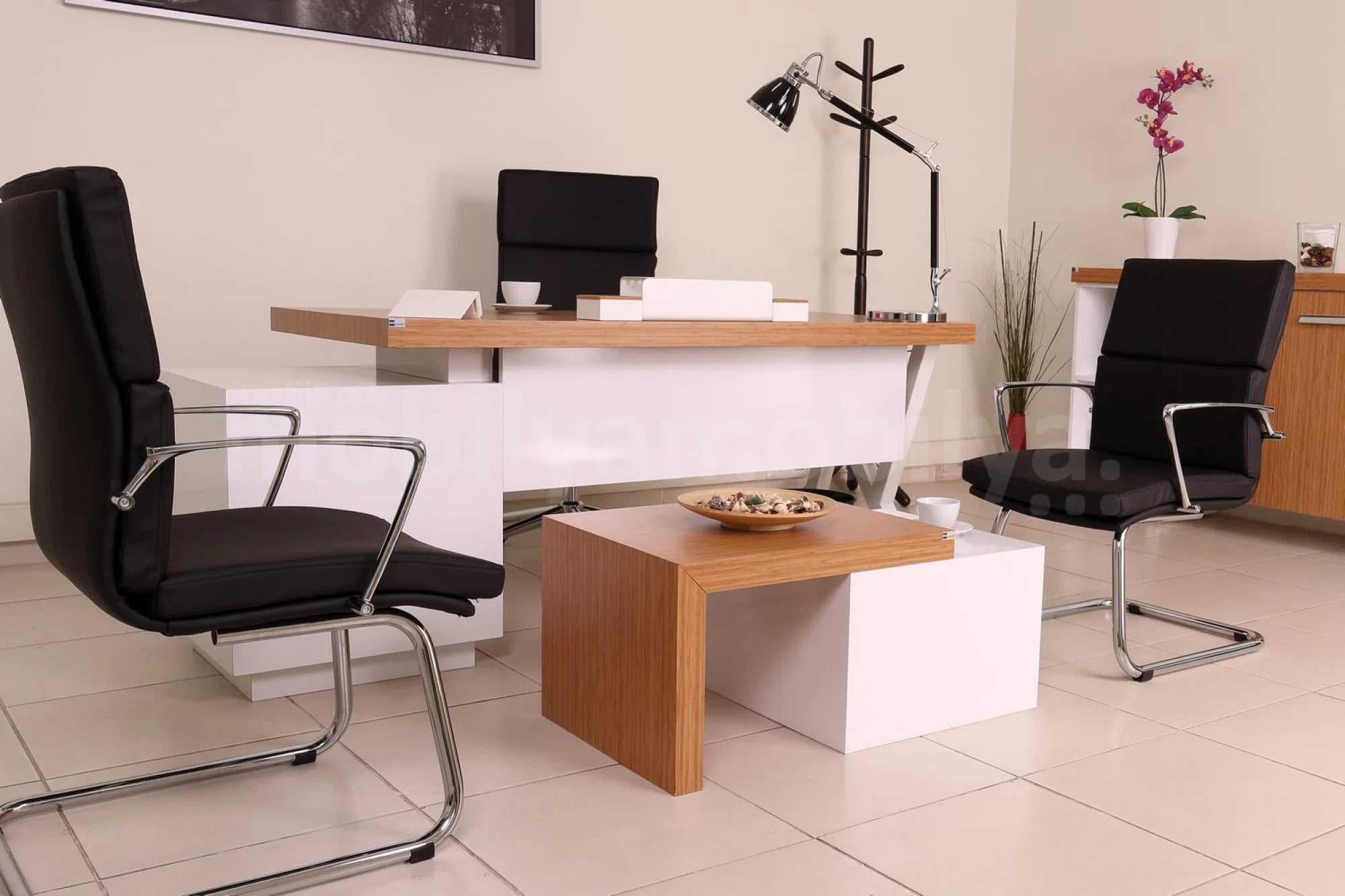 Captiva Makam Takımı Bambu Beyaz Çizgi Koltuk Tk. ISTANBUL-TSI
