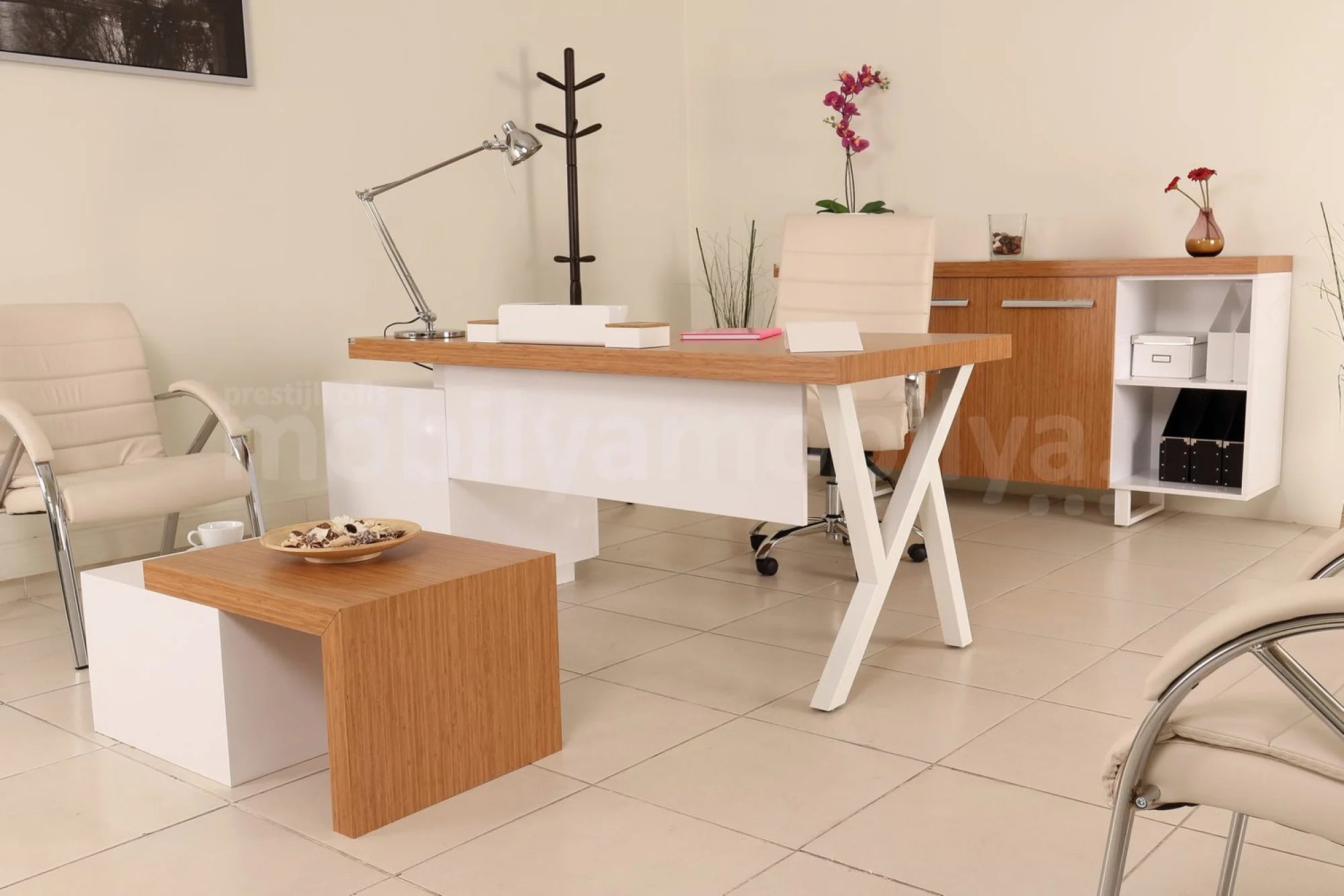 Captiva Makam Takımı Bambu Beyaz ISTANBUL-TSI