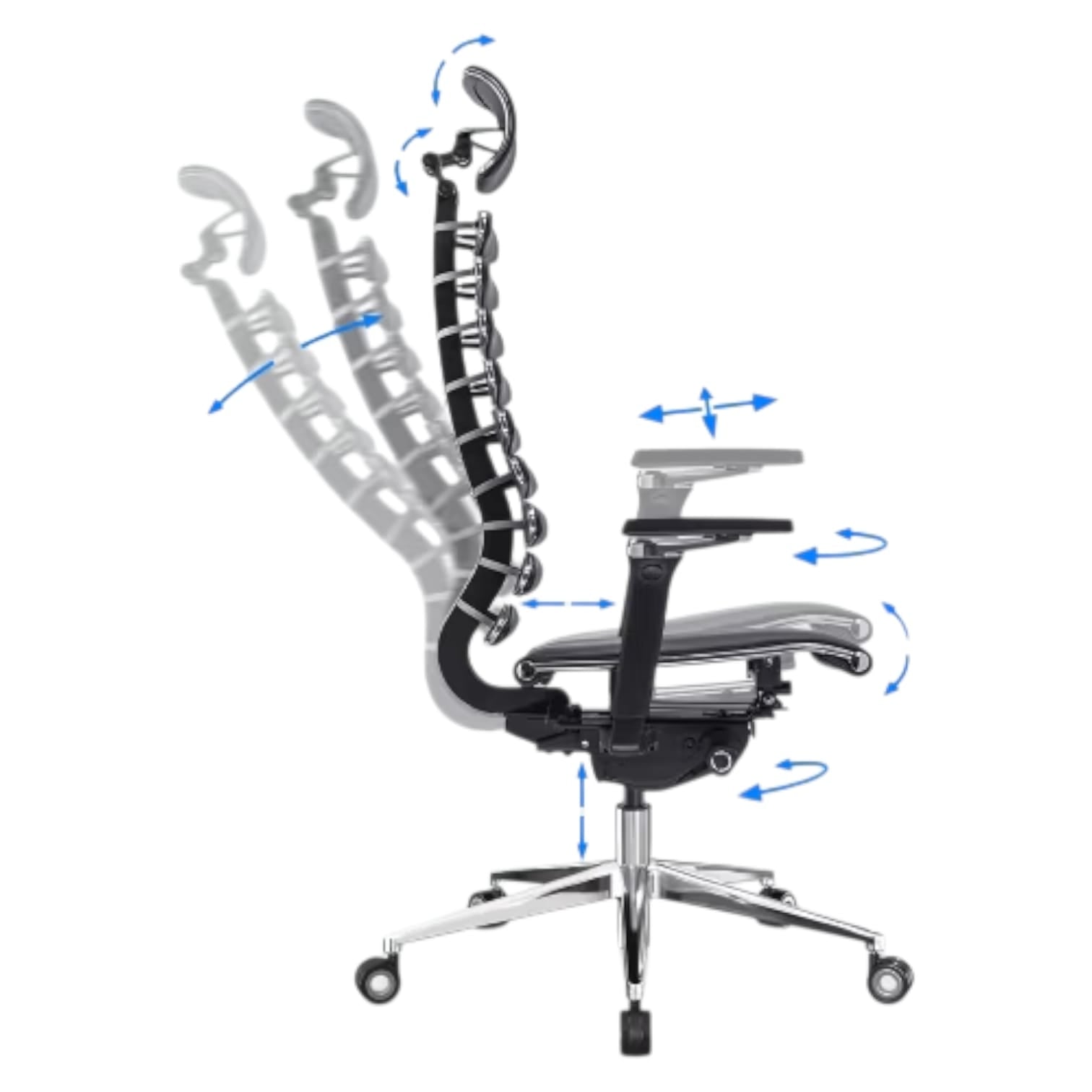 Metal Frame Equalizer Ergonomic Executive Chair