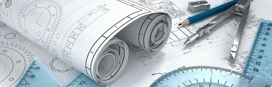 İnce mekanik tasarımlar ve hassas mühendislik çizgileriyle hazırlanmış rulo plan