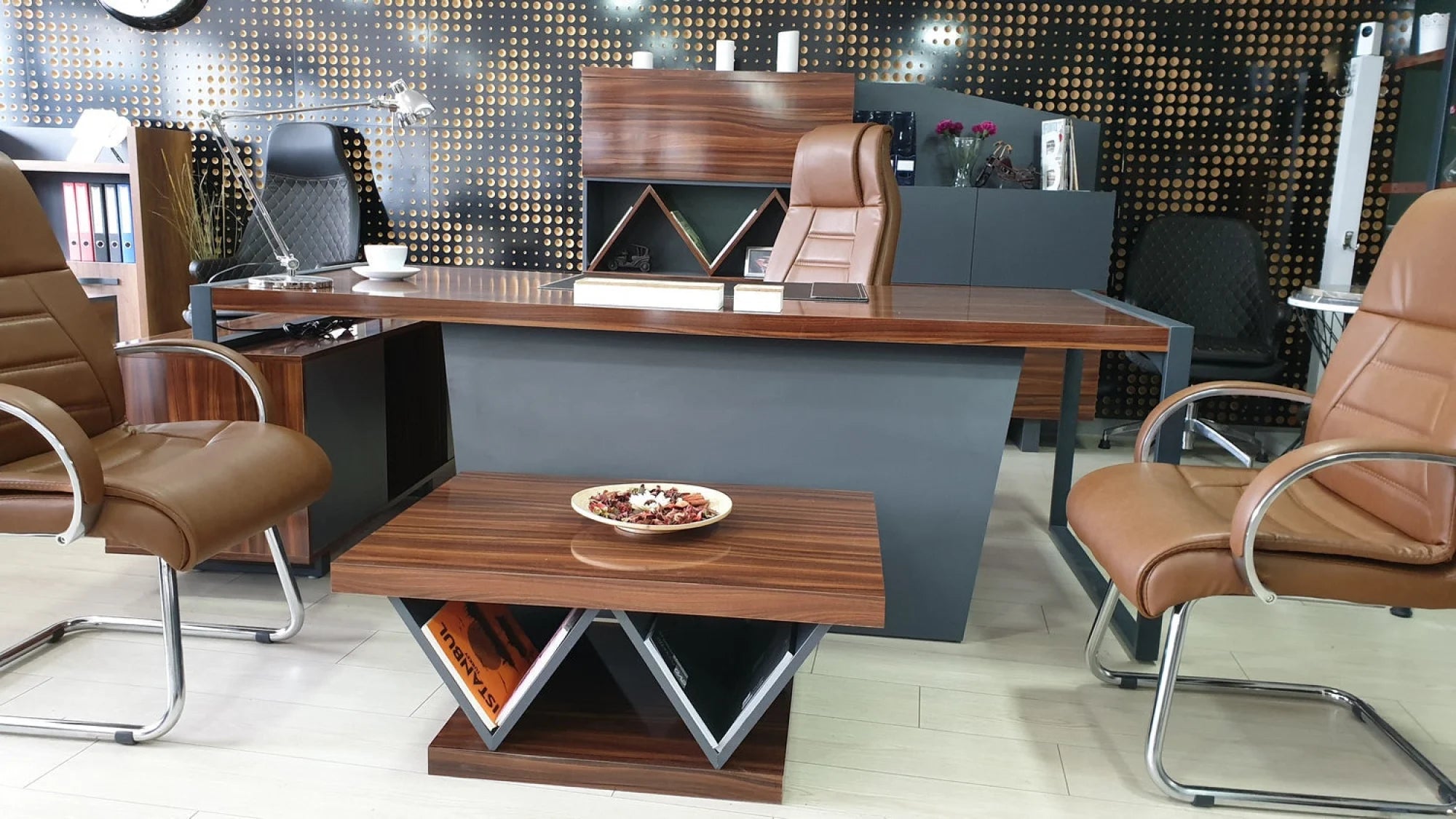 İstanbul Ofis Çamlıca Ofis Masası Makam Takımı ISTANBUL