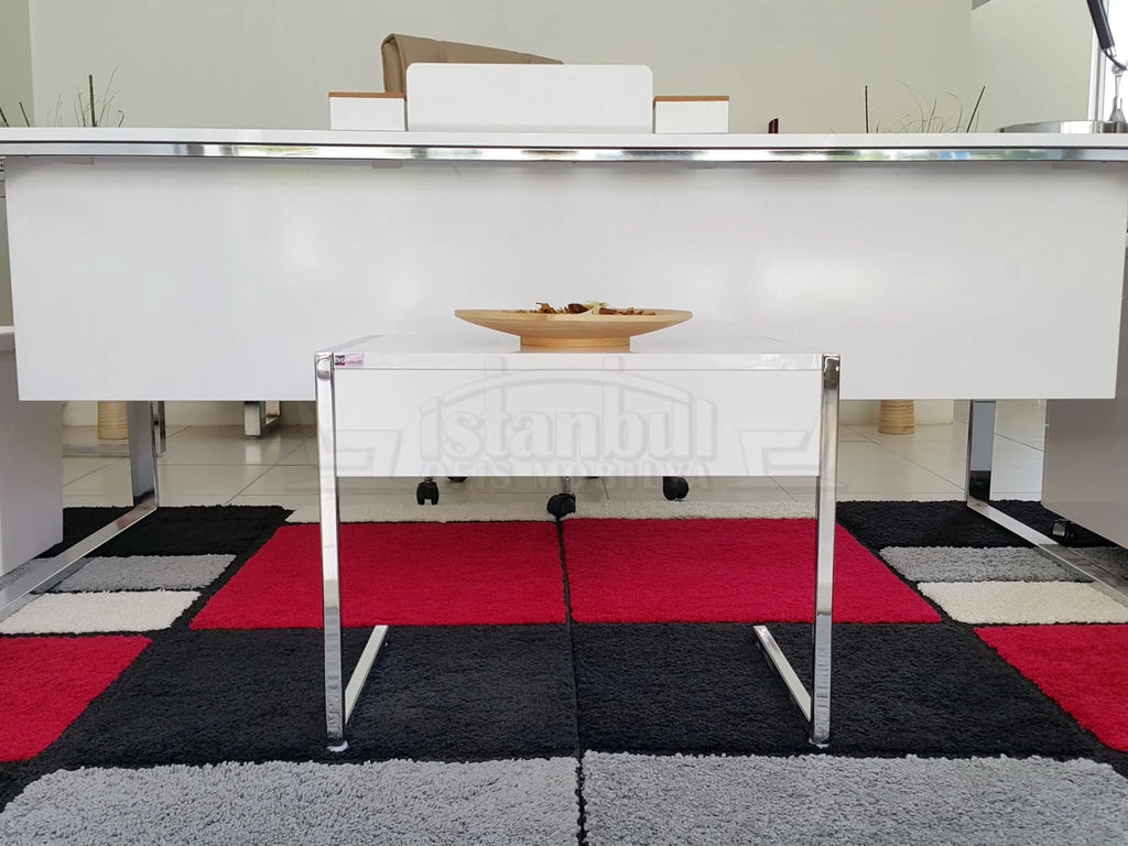 İstanbul Ofis Masası Apple Makam Takımı Hg.Beyaz ISTANBUL