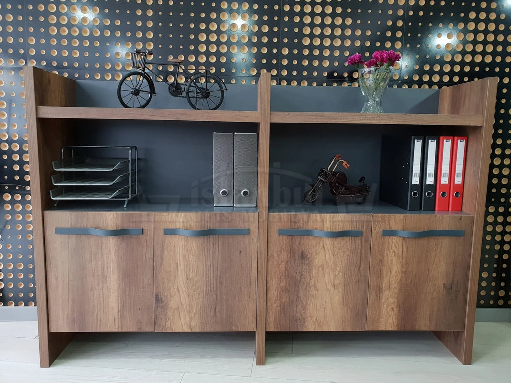 İstanbul Ofis Yönetici Masa Takımı Elegant - Barok Antrasit ISTANBUL