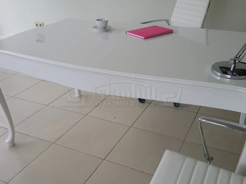 Lake Lukens Beyaz Ofis Çalışma Masası Alda ISTANBUL-TSI