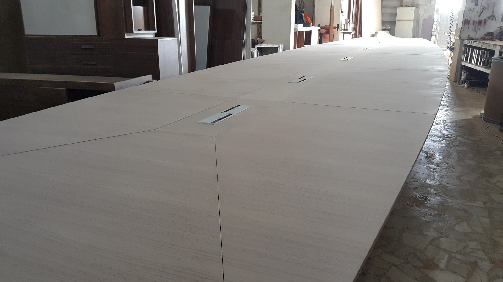 Netherlands Wooden Meeting Table