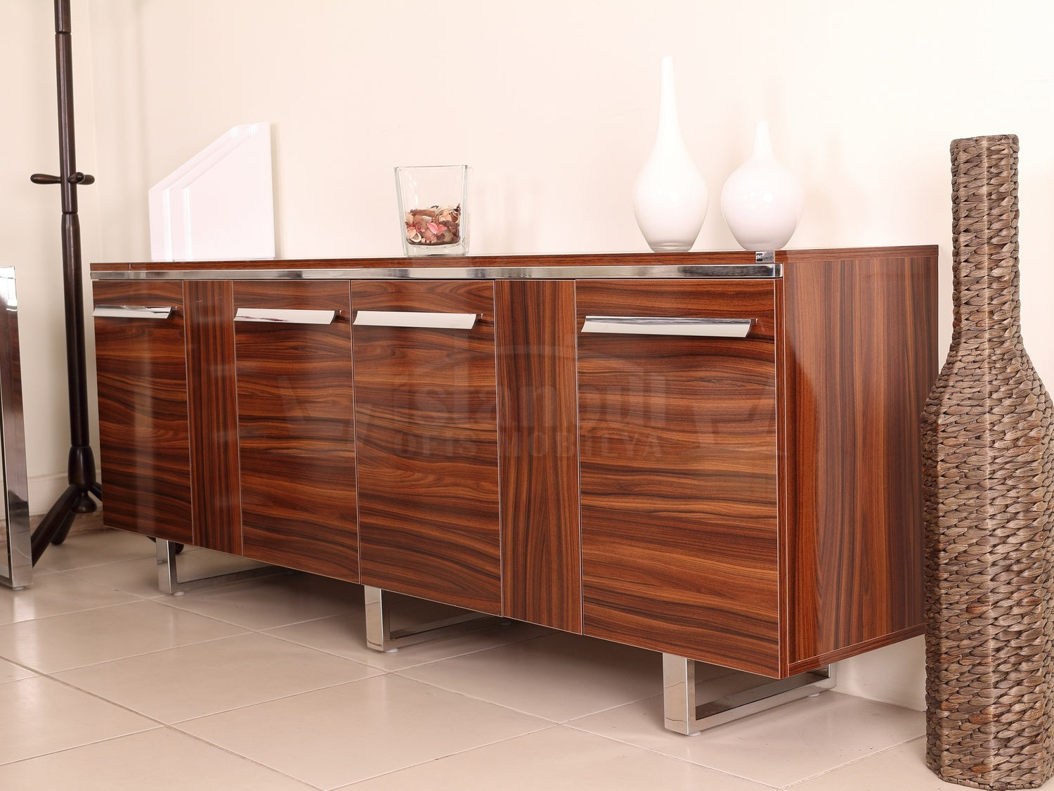 Istanbul Office Desk Apple Executive Set Walnut