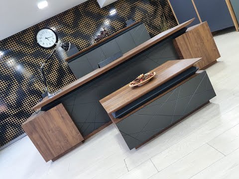 Executive Office Set Walnut and Lacquer Signature