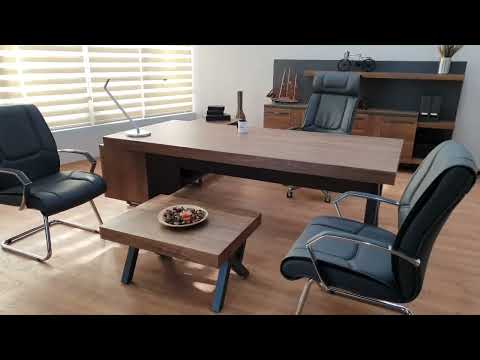 Istanbul Office Executive Desk Set S Class - Pablo Anthracite