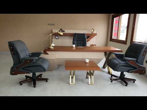 Gold Executive Office Furniture Set
