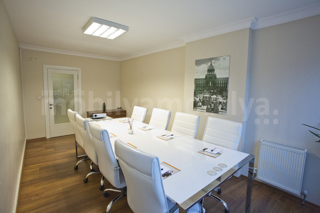 White Office Furniture Sets Ulaş Bey Istanbul