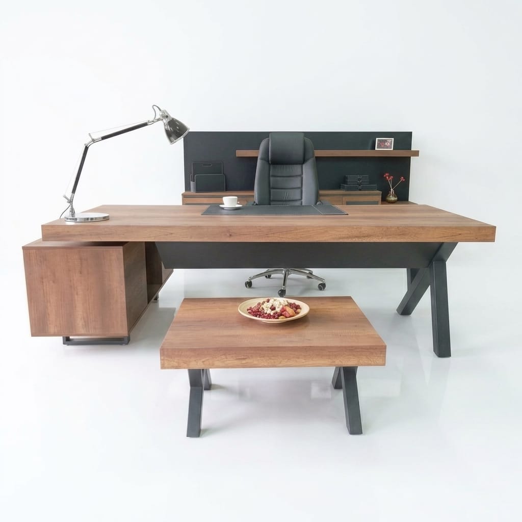 Executive Office Set S Class - Baroque Black